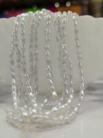 Lecraft Royal Premium Drop Pearl Beads – The Ultimate Embroidery Dangler(3mm)(100Beads x 12Lines per bunch) - Image 2