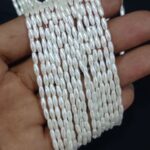 Lecraft Royal Premium Rice & Wheat Pearl Beads – High-Luster Embroidery Edition(3mm)(250Beads x 12Lines per bunch)(5Bunch)