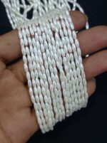 Lecraft Royal Premium Rice & Wheat Pearl Beads – High-Luster Embroidery Edition(3mm)(250Beads x 12Lines per bunch)