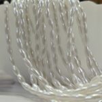 Lecraft Royal Premium Rice & Wheat Pearl Beads – High-Luster Embroidery Edition(4mm)(250Beads x 12Lines per bunch)