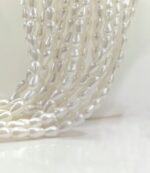 Lecraft Royal Premium Drop Pearl Beads – The Ultimate Embroidery Dangler(4mm)(80Beads x 12Lines per bunch)(5bunch) - Image 2