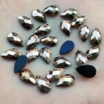 Sparkling Teardrop Rhinestones – Color Flatback Gems for DIY Crafts - Image 3