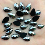 Sparkling Teardrop Rhinestones – Color Flatback Gems for DIY Crafts - Image 13
