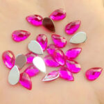 Sparkling Teardrop Rhinestones – Color Flatback Gems for DIY Crafts - Image 10