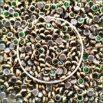 Round Kundan Stones in Gold-Finished Prong Settings(4mm)(50g) - Image 11