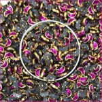 Half-Moon (Crescent) Kundan Stones in Gold-Finished Settings (4x8)(50g) - Image 11