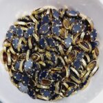 Traditional Gold-Plated Kundan Stones – Faceted Glass Crystals in Brass Metal Settings for Aari Embroidery, Bridal Lehengas, and Jewelry Making(Eye) (Pack of 50g)