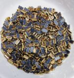 Traditional Gold-Plated Kundan Stones – Faceted Glass Crystals in Brass Metal Settings for Aari Embroidery, Bridal Lehengas, and Jewelry Making(Stick/Rectangle) (Pack of 50g) - Image 2