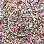 Round Kundan Stones in Gold-Finished Prong Settings(4mm)(50g) - Image 13