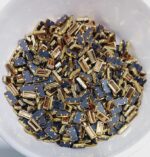 Traditional Gold-Plated Kundan Stones – Faceted Glass Crystals in Brass Metal Settings for Aari Embroidery, Bridal Lehengas, and Jewelry Making(Stick/Rectangle) (Pack of 50g)