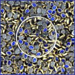 Teardrop Kundan Stones in Gold-Finished Settings (6x8)(50g) - Image 8