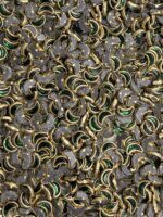 Half-Moon (Crescent) Kundan Stones in Gold-Finished Settings (4x8)(50g) - Image 3