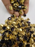 Premium Clip Stones | Gold-Plated Oval Stone Settings (10x12)(20Pc) - Image 19