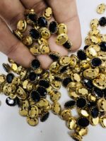 Premium Clip Stones | Gold-Plated Oval Stone Settings (10x12)(20Pc) - Image 6