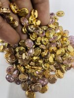 Premium Clip Stones | Gold-Plated Oval Stone Settings (10x12)(20Pc) - Image 3