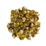 Premium Round Faceted Clip Stones in Gold Claw Setting (28SS)(20Pc) - Image 13