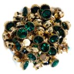 Premium Round Faceted Clip Stones in Gold Claw Setting (28SS)(20Pc) - Image 3