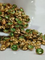 Premium Clip Stones | Gold-Plated Oval Stone Settings (10x14)(20Pc) - Image 12