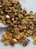 Premium Clip Stones | Gold-Plated Oval Stone Settings (10x14)(20Pc) - Image 23