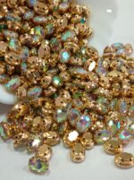 Premium Clip Stones | Gold-Plated Oval Stone Settings (10x14)(20Pc) - Image 24