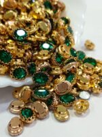 Premium Clip Stones | Gold-Plated Oval Stone Settings (10x14)(20Pc) - Image 3