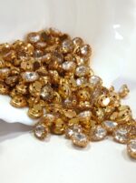 Premium Clip Stones | Gold-Plated Oval Stone Settings (10x14)(20Pc) - Image 2