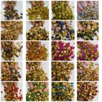 Premium Clip Stones | Gold-Plated Oval Stone Settings (10x12)(20Pc)