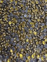 Round Kundan Stones in Gold-Finished Prong Settings(4mm)(50g) - Image 4