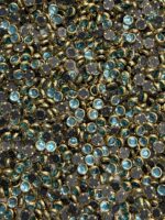Round Kundan Stones in Gold-Finished Prong Settings(4mm)(50g) - Image 7
