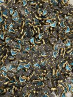 V-Shape (Chevron) Kundan Stones in Gold-Finished Settings (5x6)(50g) - Image 3