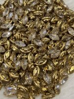 Professional Aari & Jewelry Clip Stone Collection | Eye Shapes (10x5)(20Pc) - Image 9