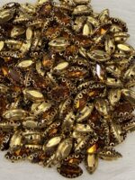 Professional Aari & Jewelry Clip Stone Collection | Eye Shapes (10x5)(20Pc) - Image 17