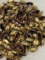 Professional Aari & Jewelry Clip Stone Collection | Eye Shapes (10x5)(20Pc) - Image 11