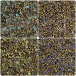 V-Shape (Chevron) Kundan Stones in Gold-Finished Settings (5x6)(50g)