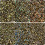 Triangle Shaped Kundan Stones in Gold-Finished Settings (4x4x4)(50g)