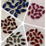 Professional Aari ; Jewelry Clip Stone Collection | Eye Shapes (15x7)(20Pc)