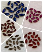 Professional Aari ; Jewelry Clip Stone Collection | Eye Shapes (15x7)(20Pc)